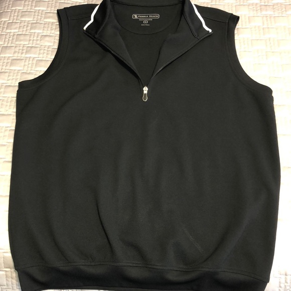 Pebble Beach Other - PEBBLE BEACH HALF ZIP Performance Golf VEST